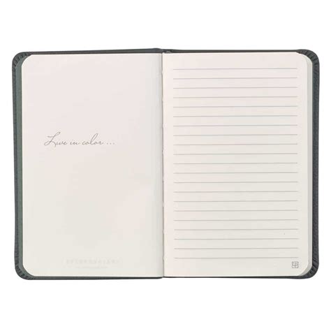 Twilight Gray Leather Notebook 